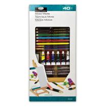 Kit para Pintura Mix Media com 40 Unidades - Rea5320