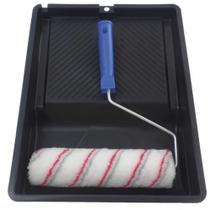 Kit para Pintura Não Respinga Econômico com 3 Peças Preto E Azul - Castor