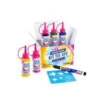 Kit Para Pintura Tie Dye - Tinta + Stencil + Caneta Acrilex