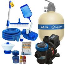 Kit Para Piscina Alvenaria Até 104 Mil Litros Completo