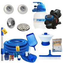 Kit Para Piscina Alvenaria Até 20mil Lts Sodramar Completo