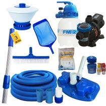 Kit Para Piscina Alvenaria Até 20mil Lts Sodramar Completo