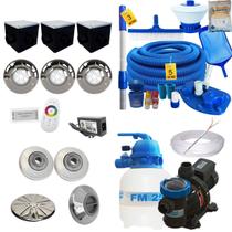 Kit Para Piscina Alvenaria Até 20mil Lts Sodramar Completo