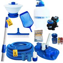 Kit Para Piscina Alvenaria Até 78mil Lts Sodramar Completo