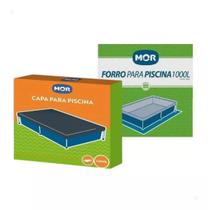 Kit Para Piscina - Capa + Forro 1000l Mor