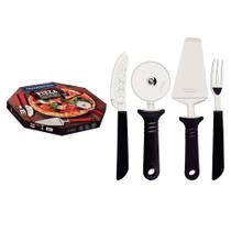 Kit Para Pizza 14 Peças Tramontina Lâmina de Aço Inox