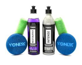 Kit para plástico intense restaurax vonixx limpeza e restauração de plásticos automotivos acabamento profissional Kit para plástico intense restaurax vonixx limpeza e restauração de plásticos automotivos acabamento profissional