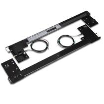 Kit Para Porta Escamoteavel 340mm Elx Embutido IF/VF 408.25.335 Preto Hafele 340x230mm