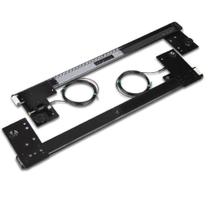 Kit Para Porta Escamoteavel 664mm Elx Embutido IF/VF 408.25.365 Preto Hafele 664x550mm