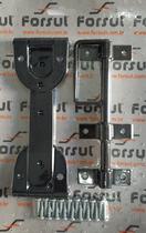 Kit Para Portão Forsul (dobradiça Ferradura + Ferrolho) Preto Kit Para Portão Forsul (dobradiça Ferradura + Ferrolho) Preto