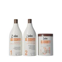 Kit Para Progressiva selagem Profissional linha Natural Lise Detra Progressiva +Shampoo + Mascara 3 Itens Kit Para Progressiva selagem Profissional linha Natural Lise Detra Progressiva +Shampoo + Mascara 3 Itens