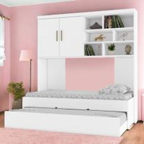 Kit para Quarto Completo Meninas Preston Branco - Mais de Casa