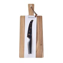 Kit Para Queijo Em Madeira Acácia 39x18x15cm Kenya Kit Para Queijo Em Madeira Acácia 39x18x15cm Kenya