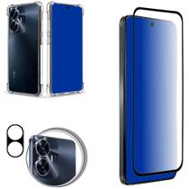 Kit Para Realme C55 Película Cerâmica + Película da Câmera + Capa Capinha Case