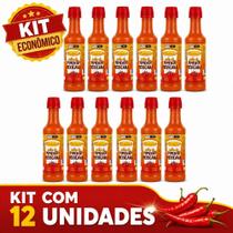 Kit Para Restaurante 12 Molho de Pimenta Mexicana Taco 145ml Condinew Sabor Intenso Picante Marcante Tamanho:Único