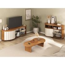 Kit para Sala de Estar Rack e Mesa Centro e Buffet Magnum