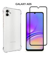 Kit Para Samsung Galaxy A05 Capa Case + Pelicula 3D Vidro Temperado Kit Para Samsung Galaxy A05 Capa Case + Pelicula 3D Vidro Temperado
