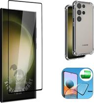 Kit Para Samsung S23 Ultra Película 9D Cerâmica + Case Capinha - XT Smart