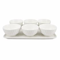 Kit para Servir Caldos e Sopas 7 Peças Porcelana 300ml Cada Kit para Servir Caldos e Sopas 7 Peças Porcelana 300ml Cada