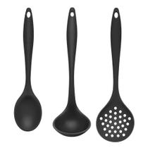 Kit Para Servir de Silicone Preto Uphome - UD108 Kit Para Servir de Silicone Preto Uphome - UD108