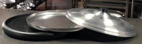 Kit para servir pizza - suporte, forma e tampa para pizza - 35cm. Kit para servir pizza - suporte, forma e tampa para pizza - 35cm.