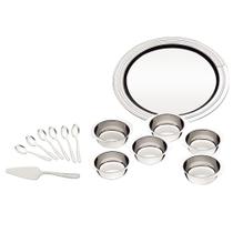 Kit para Sobremesa Tramontina Ciclo em Aço Inox 14 Peças 64400/750 Kit para Sobremesa Tramontina Ciclo em Aço Inox 14 Peças 64400/750