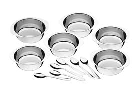Kit para Sobremesa Tramontina Service em Aço Inox 12 Peças Kit para Sobremesa Tramontina Service em Aço Inox 12 Peças