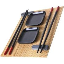 Kit Para Sushi 7 Peças Hashi Reutilizável Comida Japonesa - Wincy