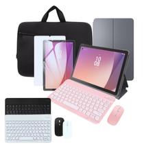 Kit para Tablet Lenovo Tab M9: Capa Flip Suporte, Teclado Mouse Bluetooth, Película Anti-risco e Luva Proteção