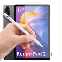 Kit para Tablet Xiaomi Redmi Pad 2 11" Película de Vidro + Caneta Touch Pencil Stylus Kit para Tablet Xiaomi Redmi Pad 2 11" Película de Vidro + Caneta Touch Pencil Stylus