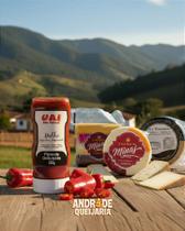 Kit para Tábua de Frios 13 Itens com 12 Queijos/Lombo / Geleia Pimenta 1,9kg Total