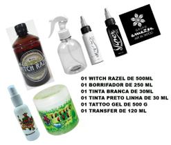 Kit Para Tatuagem Produtos Viper , Vaselina + Tintas + Transfer - Supplytattoo