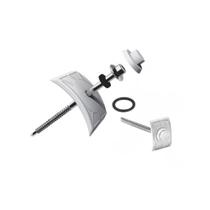 Kit Para Telha Pvc 2 Veda/Fixa Concreto Com 10UN Precon Kit Para Telha Pvc 2 Veda/Fixa Concreto Com 10UN Precon