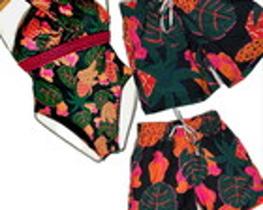 Kit para Todas Sua Familia Tal Mãe & Tal Filho & Pai Bermudas