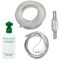 Kit para torpedo de Oxigênio aparelho concentrador Mangueira Silicone Cânula Umidificador rc
