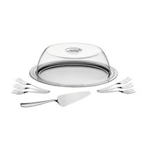 Kit para Torta Tramontina Ciclo em Aço Inox 9 Peças 64510/880 Kit para Torta Tramontina Ciclo em Aço Inox 9 Peças 64510/880