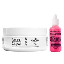 Kit para Tratar e Evitar Rachaduras nos Pés: Loção Delima Milagroso + Creme Dupé