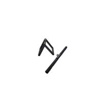 Kit para treino academia musculção puxador triangulo + barra pulley reta triceps e biceps crossover