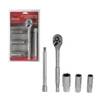 Kit Para Trocar Vela de Ignição 3/8 X 14/16/21mm Imantados - 5pçs - Corneta