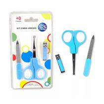Kit para unhas do bebe aço inox com cortador de unha e lixa Kit para unhas do bebe aço inox com cortador de unha e lixa