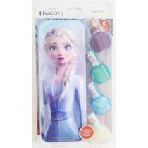 Kit Para Unhas Frozen Ii Disney 5 Pecas 3+
