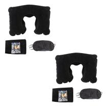 Kit Para Viagem - 3 Itens Basicos Para Dormir - 2 Unidades Kit Para Viagem - 3 Itens Basicos Para Dormir - 2 Unidades