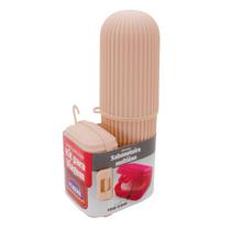 Kit Para Viagem Porta Escova de Dente Multiuso e Saboneteira Multiuso Plasútil Kit Para Viagem Porta Escova de Dente Multiuso e Saboneteira Multiuso Plasútil