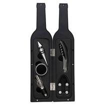 Kit Para Vinho 5 Peças Aço Inox Abrir Servir Degustar Clink