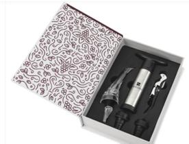 Kit para Vinho 5 Peças Wine Hercules 24,5x16cm