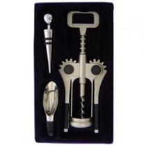 Kit Para Vinho com 3 Peças - Uny home