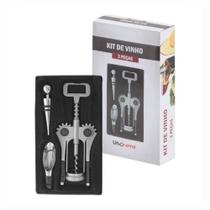 Kit Para Vinho Com 3 Peças - Unyhome Kit Para Vinho Com 3 Peças - Unyhome