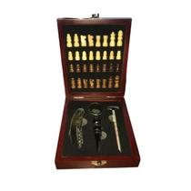 Kit Para Vinho Com Jogo De Xadrez Lextack Sxq6603 Kit Para Vinho Com Jogo De Xadrez Lextack Sxq6603