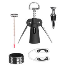 Kit Para Vinho Hauskraft Sommelier De Aço Inox 5 Peças Kit Para Vinho Hauskraft Sommelier De Aço Inox 5 Peças