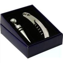 Kit Para Vinho Rolha + Saca Rolha Kit Para Vinho Rolha + Saca Rolha